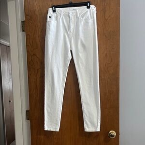 Kancan White High-Waisted Jeans